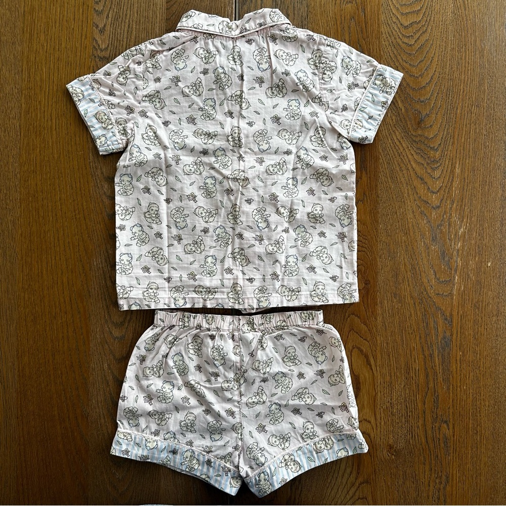 Bundle May Gibbs Floral Fauna Festive Print Dress Pink Pajamas Girl’s Size 4T - Picture 6 of 11